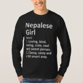 Nepalees meisje Nepal - Thuisbioscoop T-shirt (Voorkant)