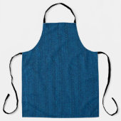 Nepaleis Denim Patroon Werkkleding Schort (Voorkant)