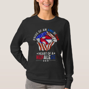 Nepalese Amerika Amerika Trots Buitenland Ne T-shirt