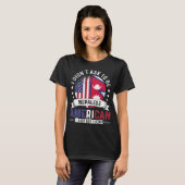 Nepalese Amerikaanse vlaggen Pride Land Nepal T-shirt (Voorkant volledig)