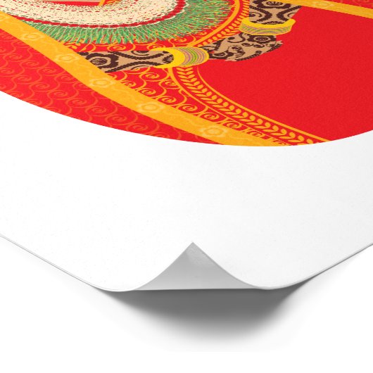 Nepalese Bruid Matryoshka Poster (Hoek)