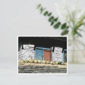 Nepalese daken briefkaart (Staand voorkant)