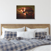 Nepalese danseres canvas afdruk (Insitu (Slaapkamer))