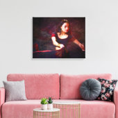Nepalese danseres canvas afdruk (Insitu (Woonkamer))