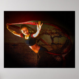 Nepalese danseres poster