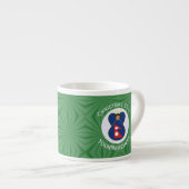 Nepalese engel kerst vlag gepersonaliseerd espresso kop (Voorkant rechts)