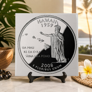 Nepalese Hawaii State Quarter Tegeltje