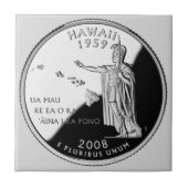 Nepalese Hawaii State Quarter Tegeltje (Voorkant)