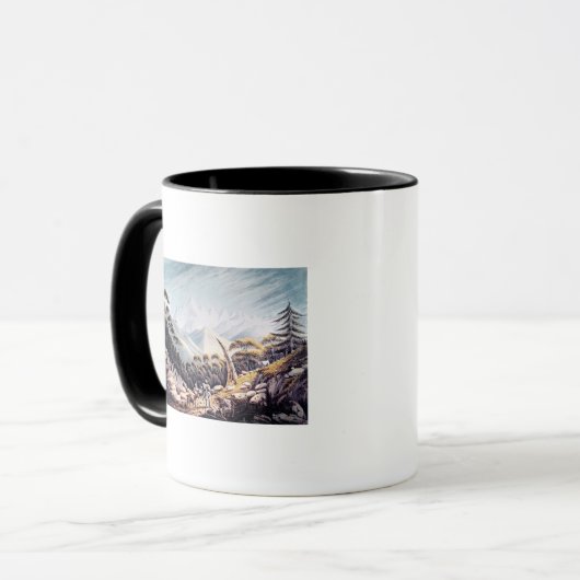 Nepalese Herdsmen in de Himalaya, 1826 Mok (Voorkant links)