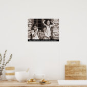 Nepalese kinderen voor hun school poster (Keuken)