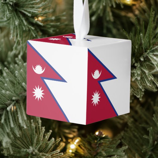 Nepalese vlag decoratie (Boom)