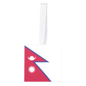 Nepalese vlag decoratie (Voorkant)