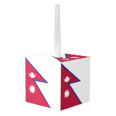 Nepalese vlag decoratie (Achter hoekig)