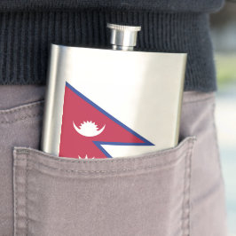 Nepalese vlag flacon