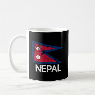 Nepalese vlag gemaakt in Nepal Koffiemok