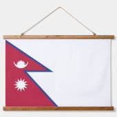 Nepalese vlag hangend wandkleed (Voorkant 2)