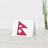 Nepalese vlag kaart (Voorkant)