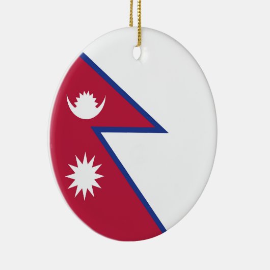 Nepalese vlag keramisch ornament (Rechts)