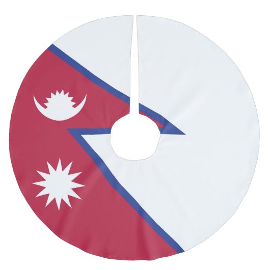 Nepalese vlag kerstboom rok (Voorkant)