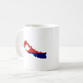 Nepalese vlag koffiemok (Voorkant links)