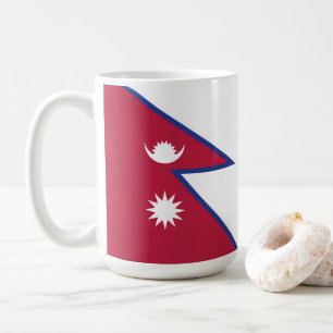 Nepalese vlag koffiemok