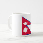 Nepalese vlag koffiemok (Voorkant links)