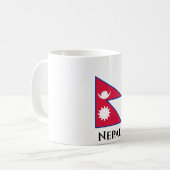 Nepalese vlag koffiemok (Voorkant links)