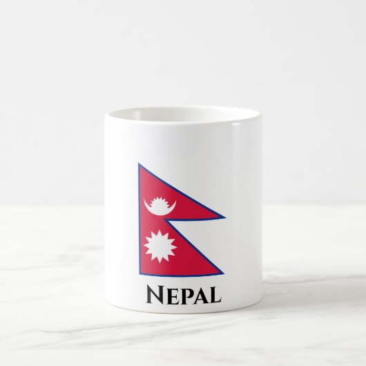 Nepalese vlag koffiemok (Center)