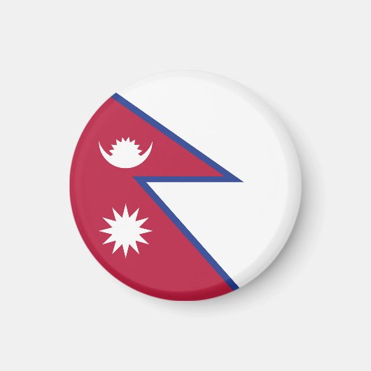 Nepalese vlag magneet (Voorkant)
