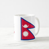 Nepalese vlag mok (Voorkant rechts)