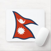 Nepalese Vlag Muismat (Met muis)