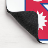 Nepalese vlag muismat (Hoek)