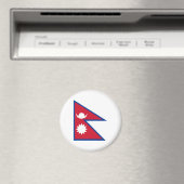 Nepalese vlag Nationaal symbool Magneet (Insitu (Vaatwasser))