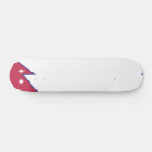 Nepalese vlag persoonlijk skateboard (Horizontaal)