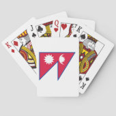 Nepalese vlag pokerkaarten (Achterkant)