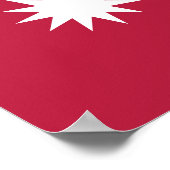 Nepalese vlag poster (Hoek)