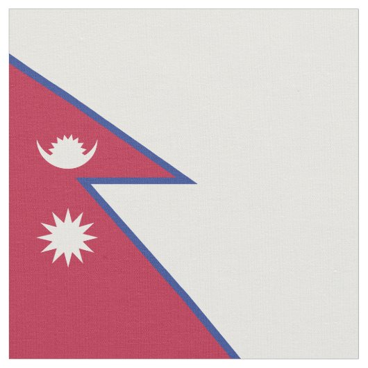 Nepalese vlag stof (Close Up)