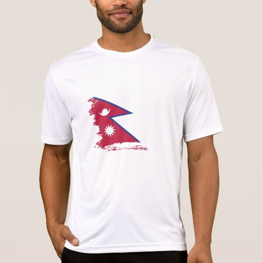 Nepalese vlag t-shirt (Voorkant)