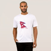 Nepalese vlag t-shirt (Voorkant volledig)
