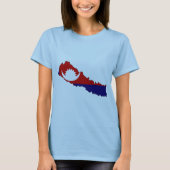 Nepalese vlag t-shirt (Voorkant)
