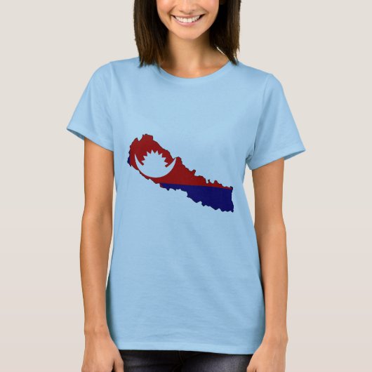 Nepalese vlag t-shirt (Voorkant)