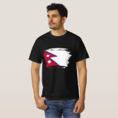 Nepalese vlag t-shirt (Voorkant volledig)