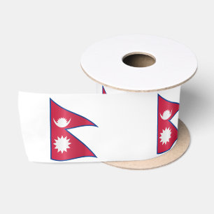 Nepalese vlaglint, patriottische Nepal Satijnen Lint