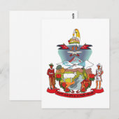 Nepalese wapenmunt briefkaart (Voorkant / Achterkant)