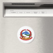 Nepalese wapenmunt magneet (Insitu (Vaatwasser))