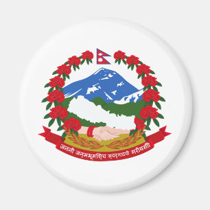 Nepalese wapenmunt magneet