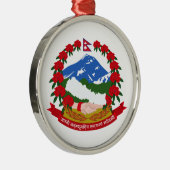 Nepalese wapenmunt metalen ornament (Rechts)