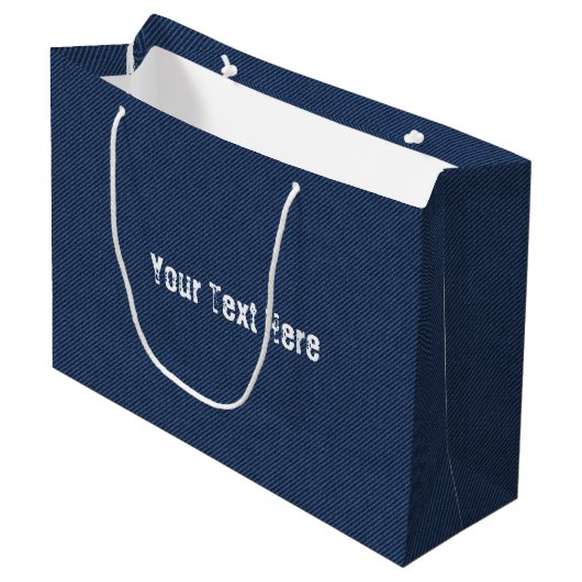 Nepalezen Design Cadeautas met Aangepaste Tekst (Voorkant Gekanteld)