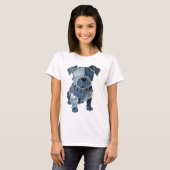 Nepalezen Patchwork Hond T-shirt (Voorkant volledig)
