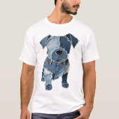 Nepalezen Patchwork Hond T-shirt (Voorkant)
